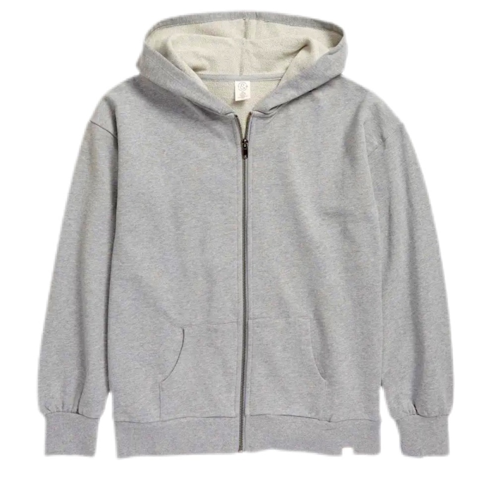 Treasure & Bond Essential Oversize Zip Hoodie NWT